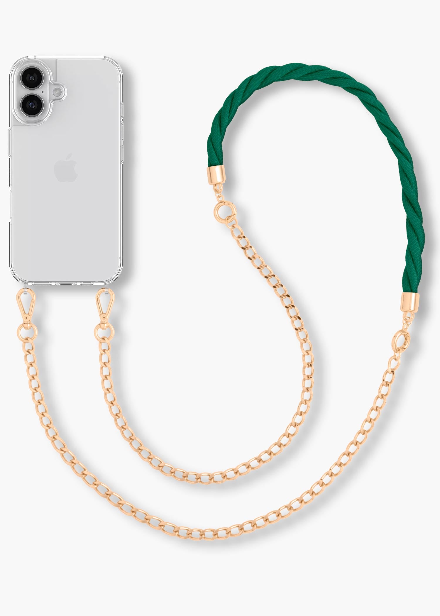 Alça de Mão Leticia + Corrente Extensora de Alça + Case para iPhone